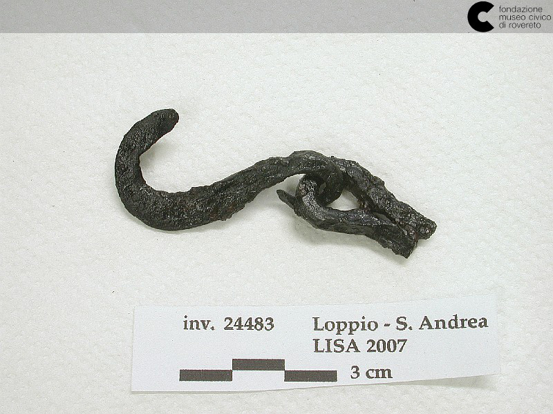 Il sito archeologico di S. Andrea - Loppio | reperti in metallo