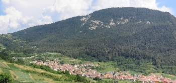 Ronzo Chienis | 1. Vista versante occidentale Monte Biaena da Santa Barbara 